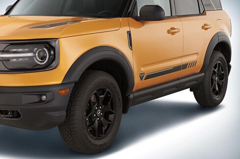 Discover Ford Bronco Accessories in PR - Fender Flares By Airdesign - 4-Piece Set, Matte Black